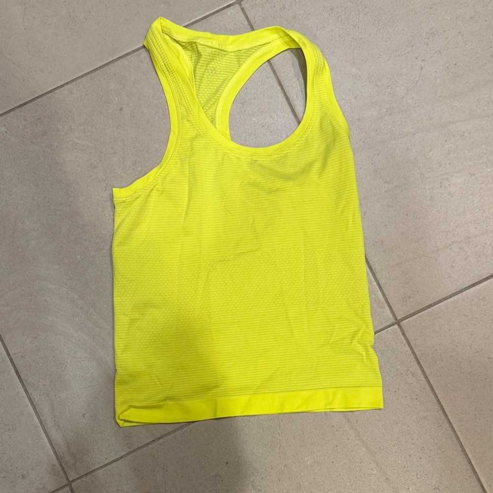Lululemon Athletica Bright Yellow Tank Top